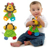 Baby Rattles Plush Toy Cute Lion Comfort Towel