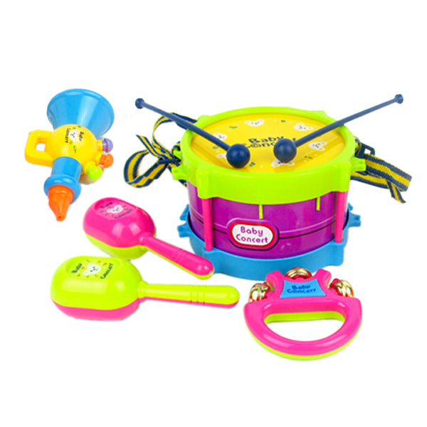 Kids Music Toys Roll Drum Musical Instruments