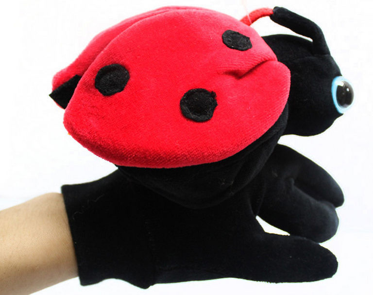 Ladybug Animal Hand Puppet Doll