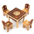 Wooden Table Chair Set For Dolls House