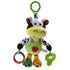 Baby Infant Cow Shape Plush Toy Comfort Towel with Sound Paper and Teether Dog