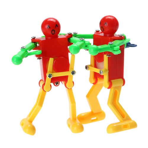 Robots Toys  2PCS/lot Clockwork Spring Wind Up Toy Dancing Robot Baby Toys for Children Kids Toy Random Color Brinquedos