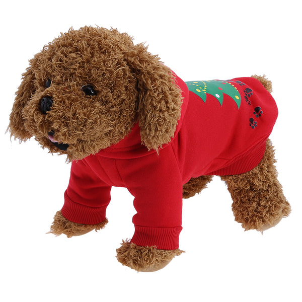 Pet dog tattoo teddy bear pajamas christmas clothes sunglasses