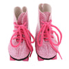 Glitter Roller Skates for Doll