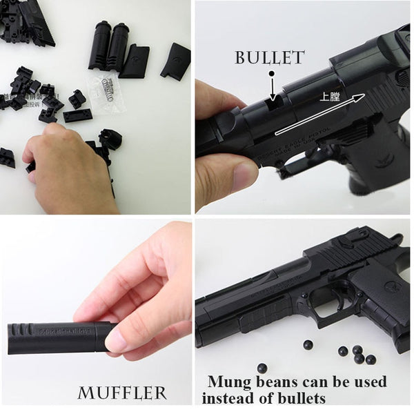 Building Blocks Gun Toy