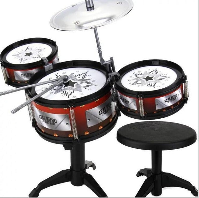 Children Jazz Drum Toy Cymbal Sticks Rock Set Musical
