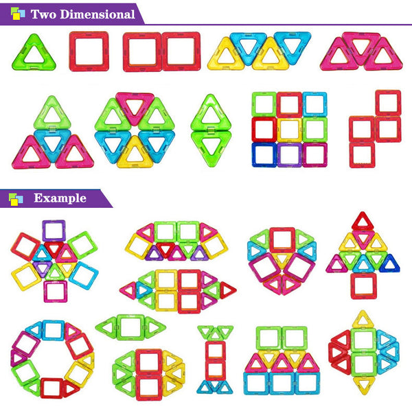 110pcs Mini Magnetic Designer Construction Set Model