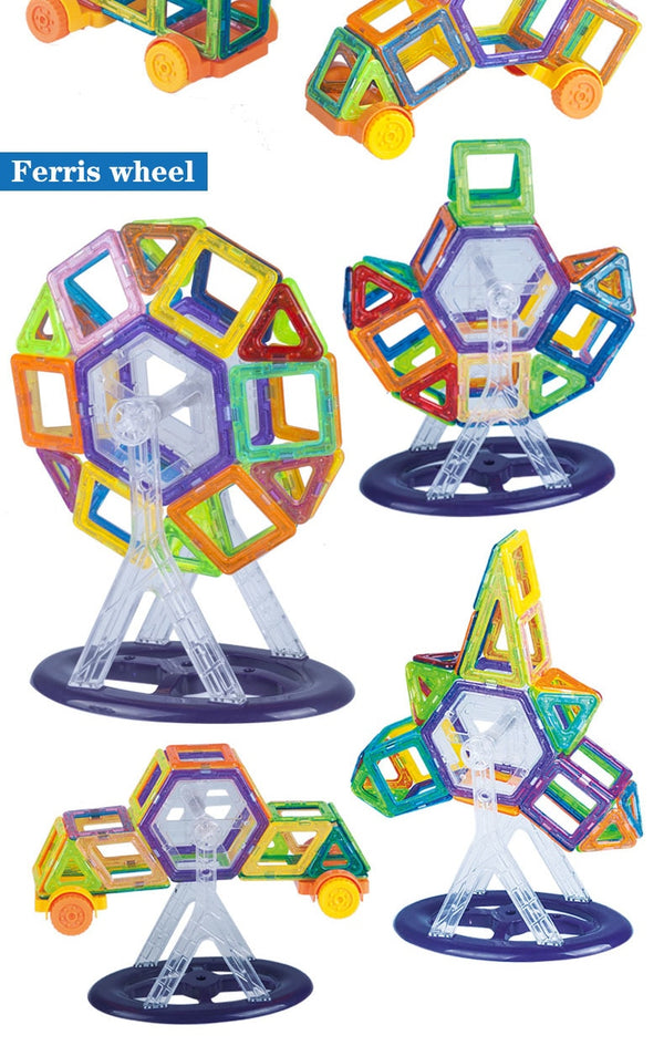 110pcs Mini Magnetic Designer Construction Set Model