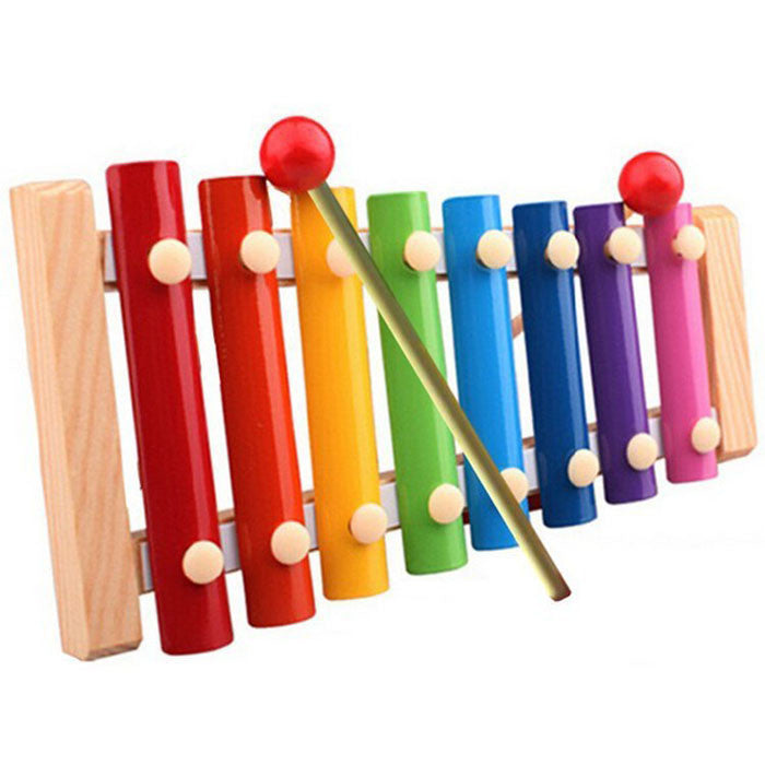 Baby Kid Musical Toys Xylophone Wisdom Development Wooden Instrument