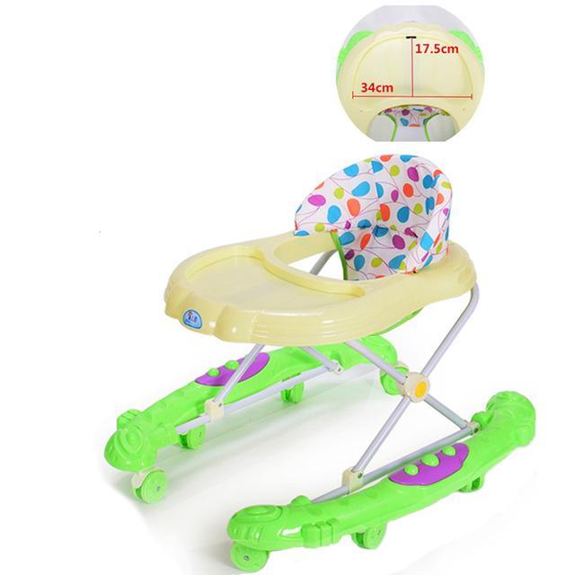 8 Wheels Rollover Multi-functional Learning Walker