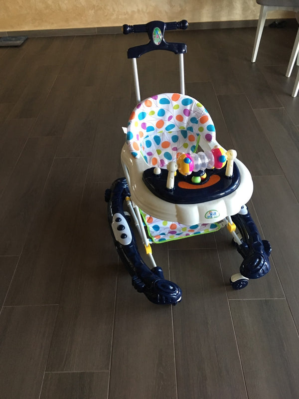 8 Wheels Rollover Multi-functional Learning Walker