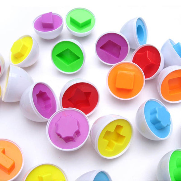 COLOUR AND SHAPE MATCHING EGG TOY