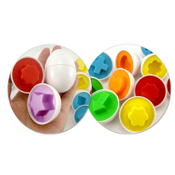 COLOUR AND SHAPE MATCHING EGG TOY